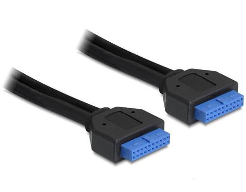 USB3 Kabel intern 45cm, Pinheader USB3-Buchse zu USB3 Buchse