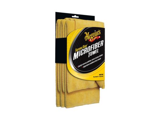 Meguiar`s Hochglanz Mikrofasertcher Pflegezubehr, 3er Pack