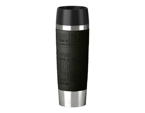 Emsa Travel Mug Grande schwarz Edelstahl