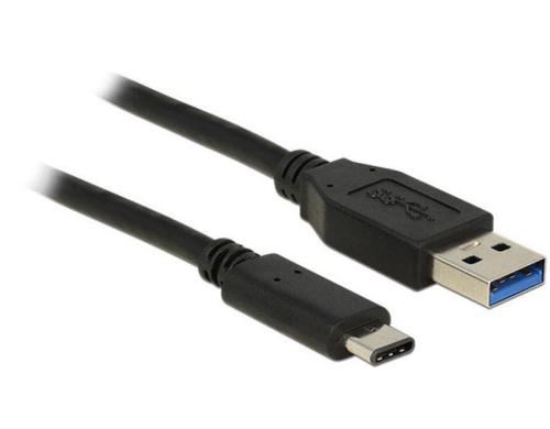 Delock USB3.1 Kabel A-Stecker - Typ-C St. 1m, 10Gbps, Gen2, schwarz