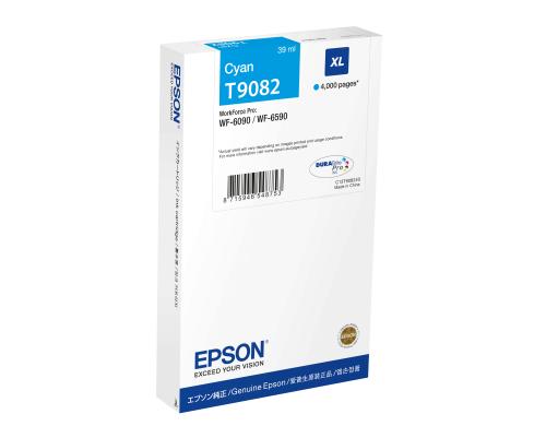 Tinte Epson T908240 XL, cyan WF-6xxx