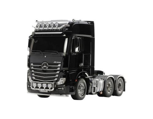 Tamiya Mercedes-Benz 3363 Actros schwarz Bausatz, 1:14, 6x4, Giga Space