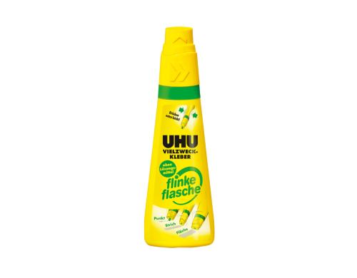 UHU Vielzweckkleber flinke Flasche Renature 100g, glasklar, lsungsmittelfrei