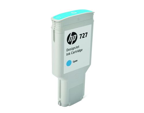 HP Tinte Nr. 727 - Cyan (F9J76A) Tintenvolumen 300 ml