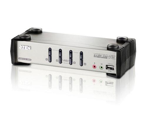 Aten CS1734B: VGA KVM Switch, 4Port USB, inkl.4 Kabelstze 1.2/1.8 Meter