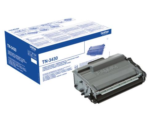 Toner Brother TN-3430, schwarz 3000 Seiten bei 5% Deckung