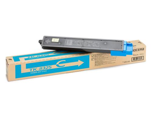 Toner Kyocera TK-8325C, TASKalfa 2551ci cyan, 12'000 Seiten bei 5% Deckung