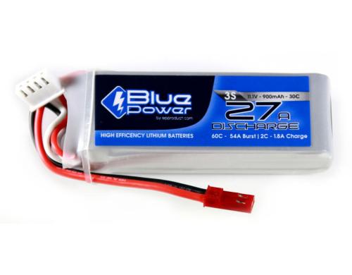 EP BluePower LiPo-Akku 11.1V 900mAh 30C 19.8x26x70mm 70g