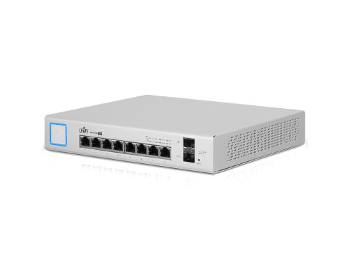 Ubiquiti Unifi Switch US-8-150W: 8 Ports managed, 2xSFP,150W PoE+ und 24V passiv PoE