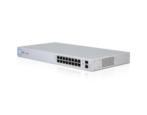 Ubiquiti Unifi Switch US-16-150W: 16 Ports managed, 2xSFP,150W PoE+ und 24V passiv PoE