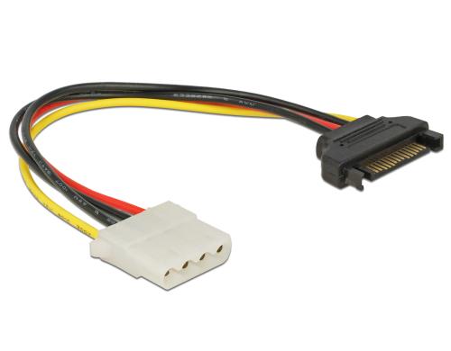 SATA/Molex Adapterkabel, 20cm Adapter fr SATA zu Molex 4Pin