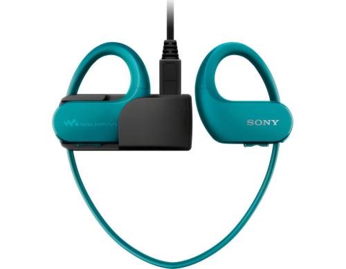 Sony Sport Walkman NW-WS413L, 4GB blau, Wasserdicht bis 2m Tiefe