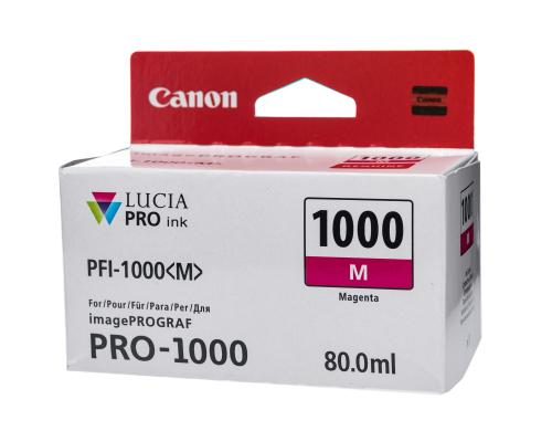 Tinte Canon PFI-1000M magenta magenta, Inhalt: 80ml