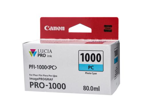 Tinte Canon PFI-1000PC photo cyan photo cyan, Inhalt: 80ml