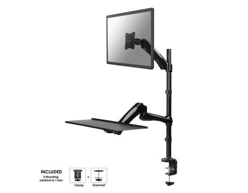 NewStar FPMA-D500KEYB Flatscreen, Key & MouDesk Mount