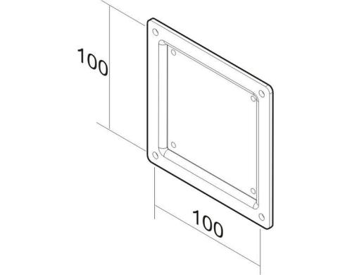 NewStar FPMA-VESA100 VESA Conversion Plate - VESA 75 to 100