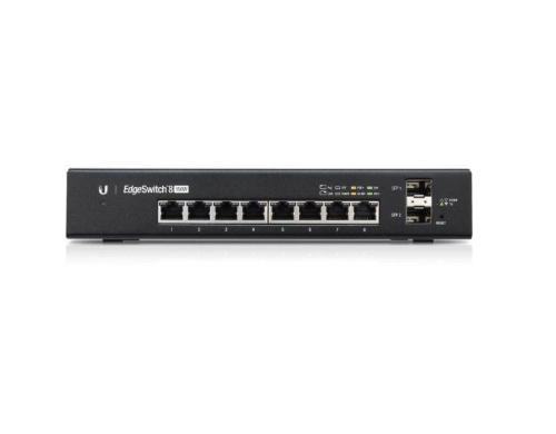 Ubiquiti Edgeswitch ES-8-150W:8 GigaPorts managed, 2xSFP,150W PoE+ und 24V passiv PoE