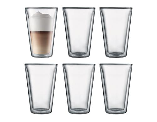 Bodum CANTEEN Glas 0.4 Liter Set 6 Stck, doppelwandig