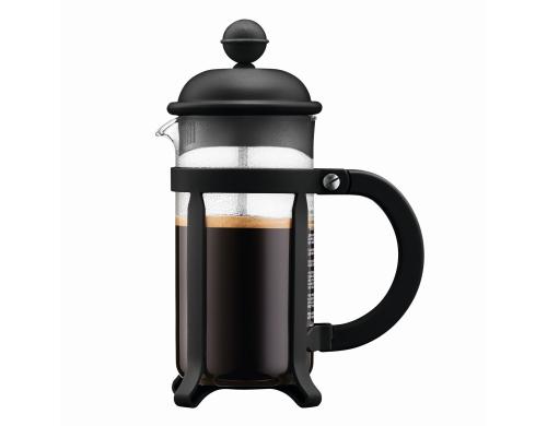 Bodum Java Kaffeebereiter 0.35 Liter schwarz, French Press fr drei Tassen