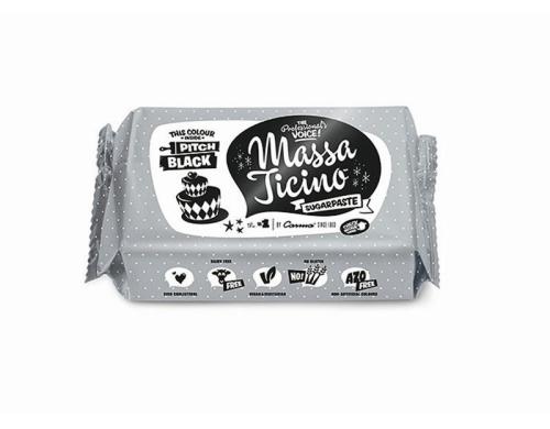 Massa Ticino Zuckermodelliermasse schwarz 250g