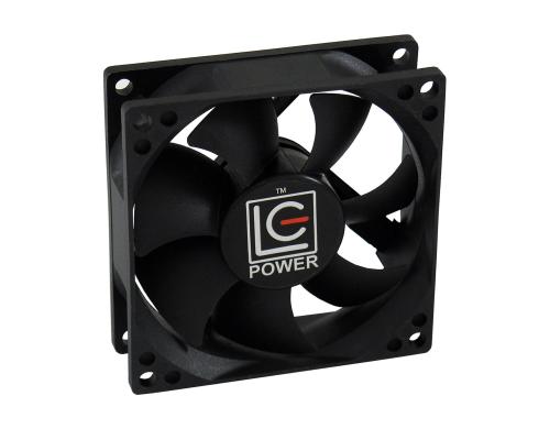 Gehuselfter LC-Power LC-CF-80 80x80x25mm, 12V, max. 25.1 dBA