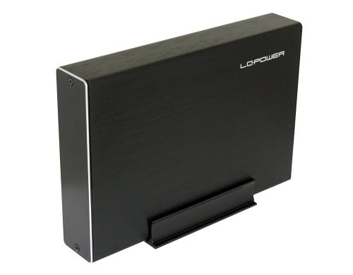 LC-Power ext. 3.5 Gehuse LC-35U3-Becrux schwarz, USB3.0, fr SATA HDD