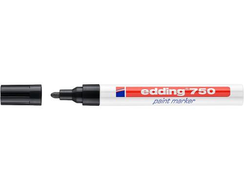 Edding Lackmarker 750 paint marker schwarz Inhalt: 1 Stk., mit Rundspitze,