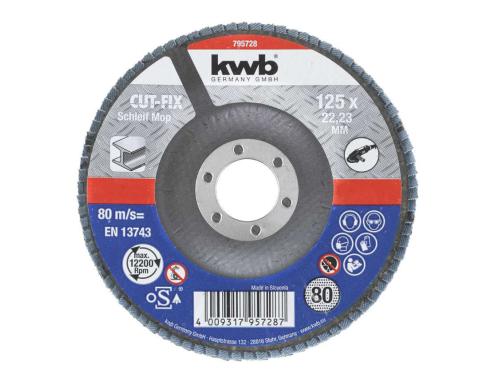 kwb Cutfix Schleifmop 125 K80 Ls 