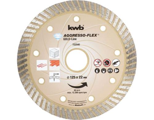 kwb Diamant-Trennscheibe  Goldline 125 