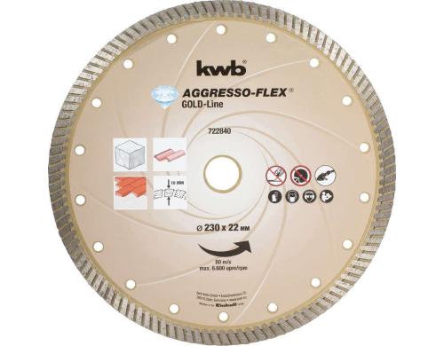 kwb Diamant-Trennscheibe  Goldline 230 