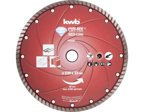 kwb Diamant-Trennscheibe  Redline 230 