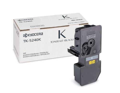 Toner Kyocera TK-5240K, black, ca. 4'000 S.,