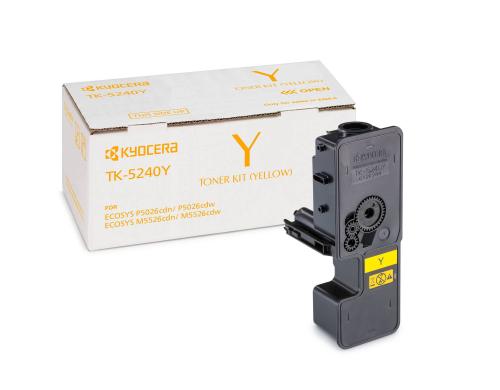 Toner Kyocera TK-5240Y, yellow, ca. 3'000 S.,