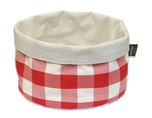 Heidi Cheese Line Brottasche Rondo Vichy  20cm, Hhe 15cm, zusammenfaltbar