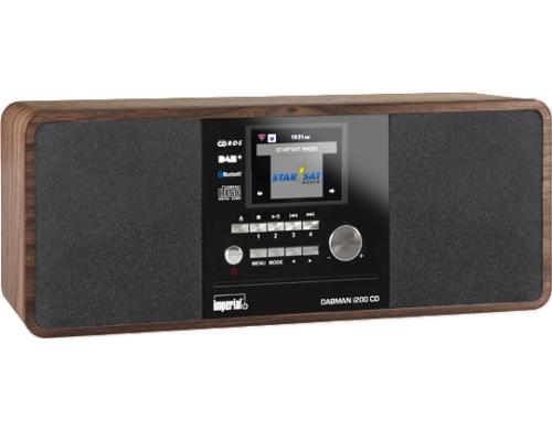 Imperial Dabman i200, DAB+/Internetradio/CD DAB+, CD Internetradio, UPnP, Holzoptik