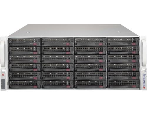 Supermicro SC846BE1C-R1K03JBOD: Gehuse 19 24 SAS3 Hotswap Bays, 1000W Redundant NT