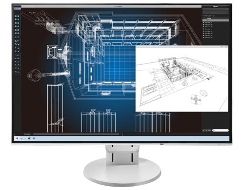 EIZO EV2456W-Swiss Edition 24.1 weiss 1920x1200, 16:10, Randloses Display