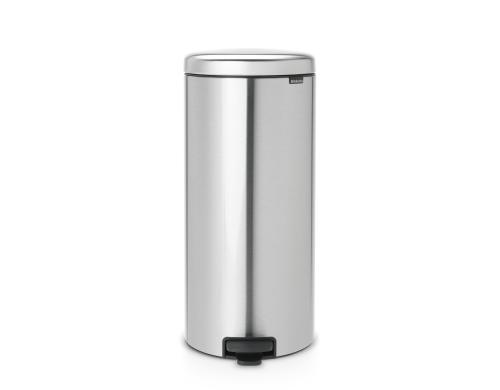 Brabantia NewIcon Treteimer 30 Liter Matt Steel, Inhalt 30 Liter, Fingerprint