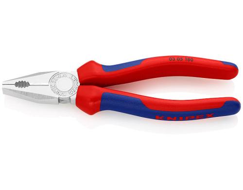 Knipex Kombizange 160 mm verchromt mit Mehrkomponenten-Hllen