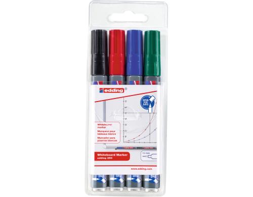 Edding Whiteboard Marker 250 4er Etui