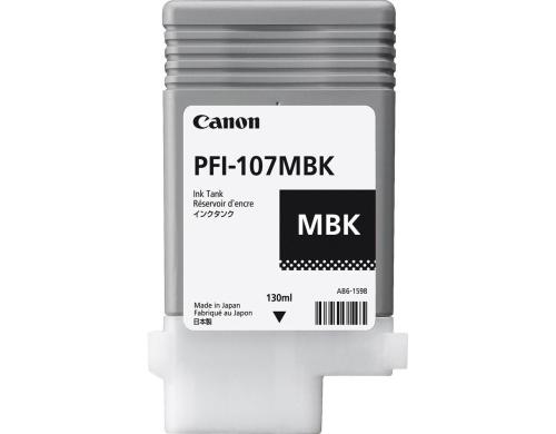 Tinte Canon PFI-107MBK matte  black 130ml