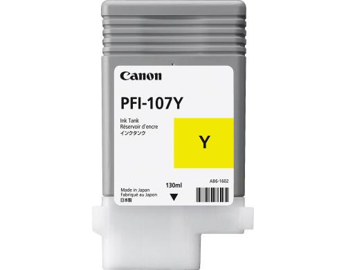 Tinte Canon PFI-107Y yellow 130ml