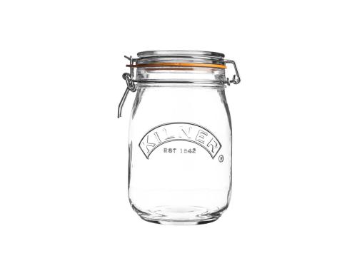 Kilner Einmachglas rund 1 Liter Clip-Deckel mit Dichtung