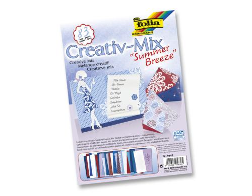 Folia Bastelset Creativ-Mix 83-teilig, Summer Breeze