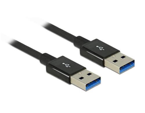 Delock USB3.1 Kabel A-St. - A St. 1m, 10Gbps, Gen2, schwarz, Premium