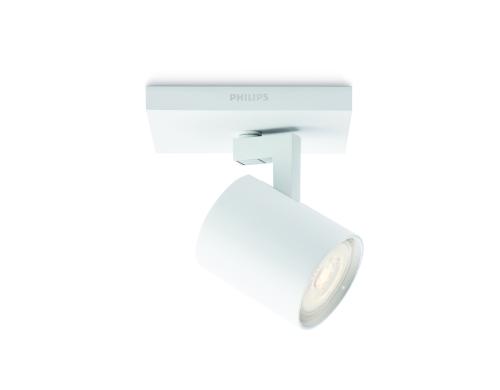 Philips MyLiving Wandleuchte 53090/31/P0 Metall, weiss, 1x3.5W, GU10, IP20, weiss