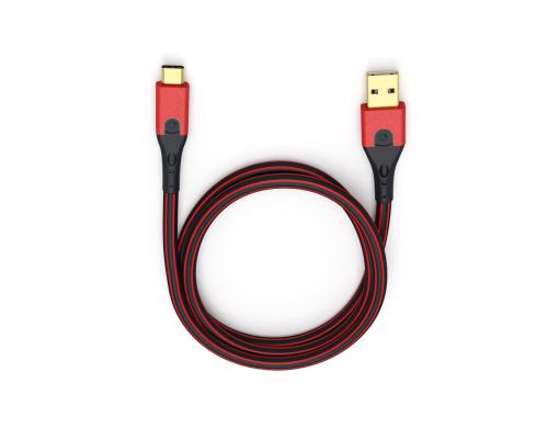 Oehlbach Evolution C3 USB3-Kabel: 0.5 Meter USB3, A - C, vergoldet,Vollschirmung