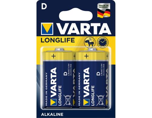 Varta Longlife Extra D 2er Bli 