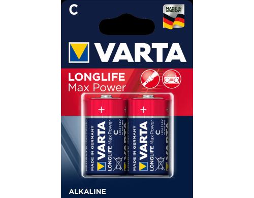 Varta Longlife Max Power C 2er Bli 