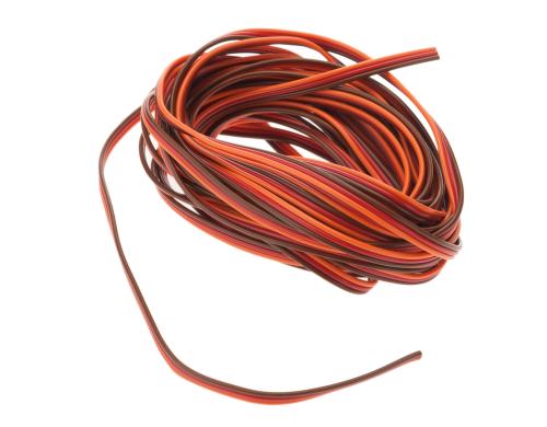 Servokabel flach 5m JR/Graupner 0.25mm2 AWG24